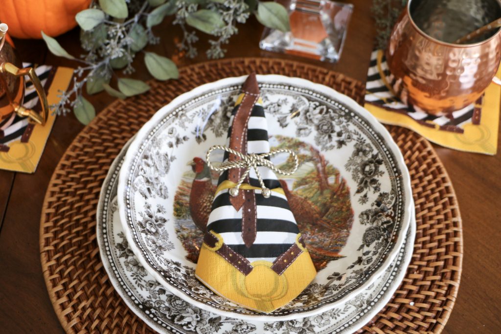A Pumpkin Patch Tablescape - Magnolia Stripes